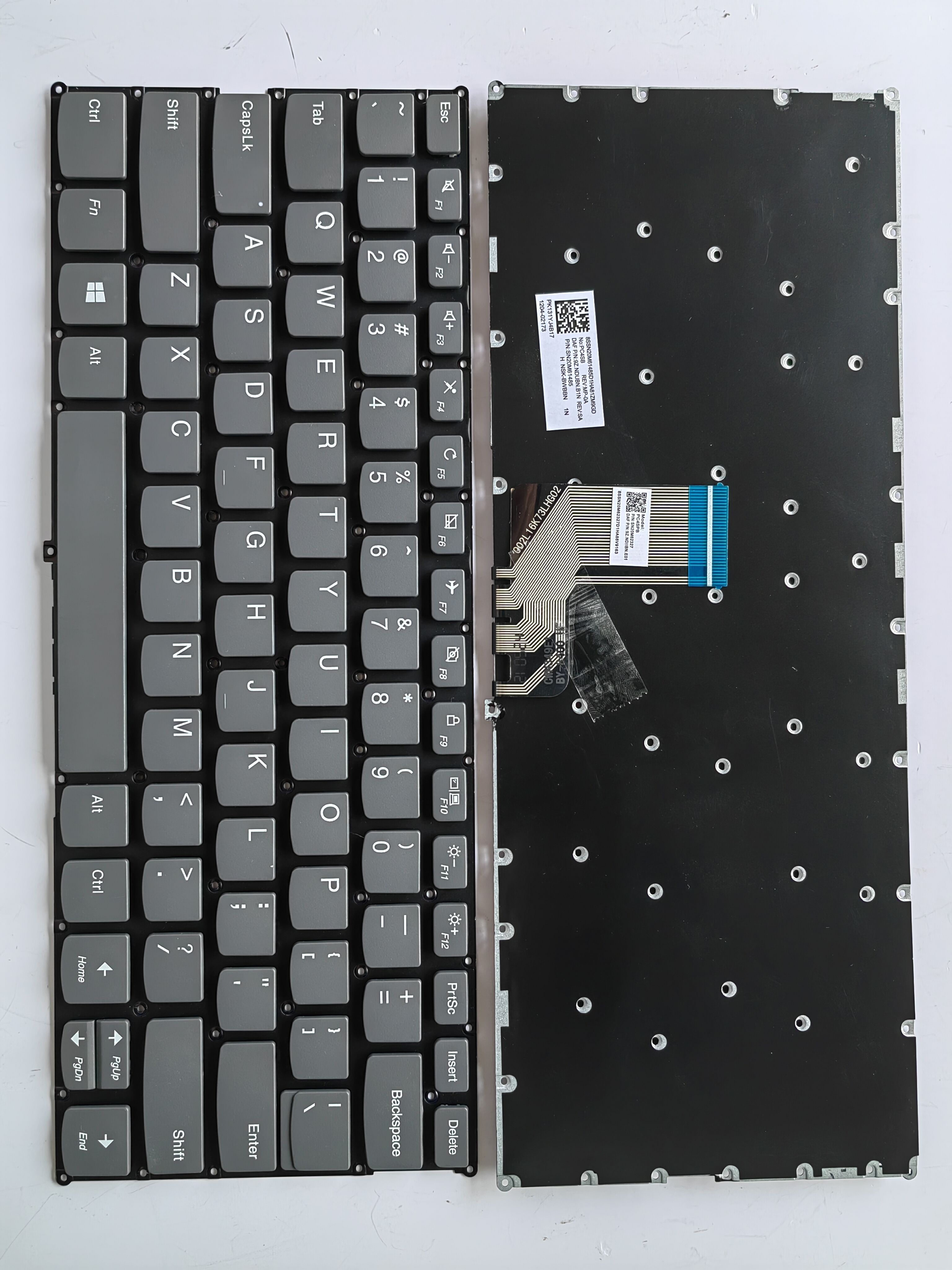 Picture of New Replacement Laptop Keyboard For LENOVO 720S-14 without switch Grey (OEM) US Layout